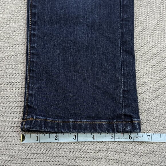 LA Idol USA Womens Blue Denim Capri Jeans Straight Leg Low Rise Size 0 W26/L18 - Picture 12 of 13